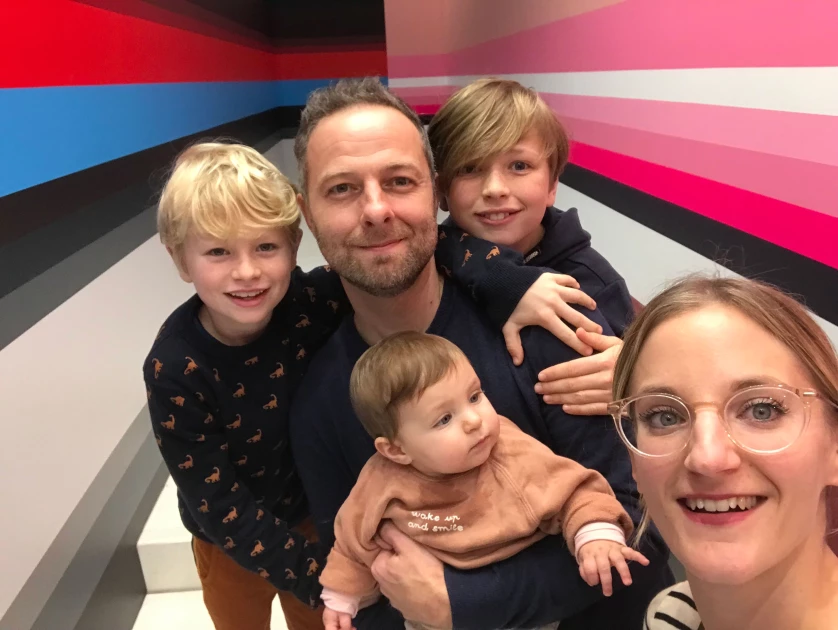 Renate et son familie au KMSKA Renate et son familie au KMSKA