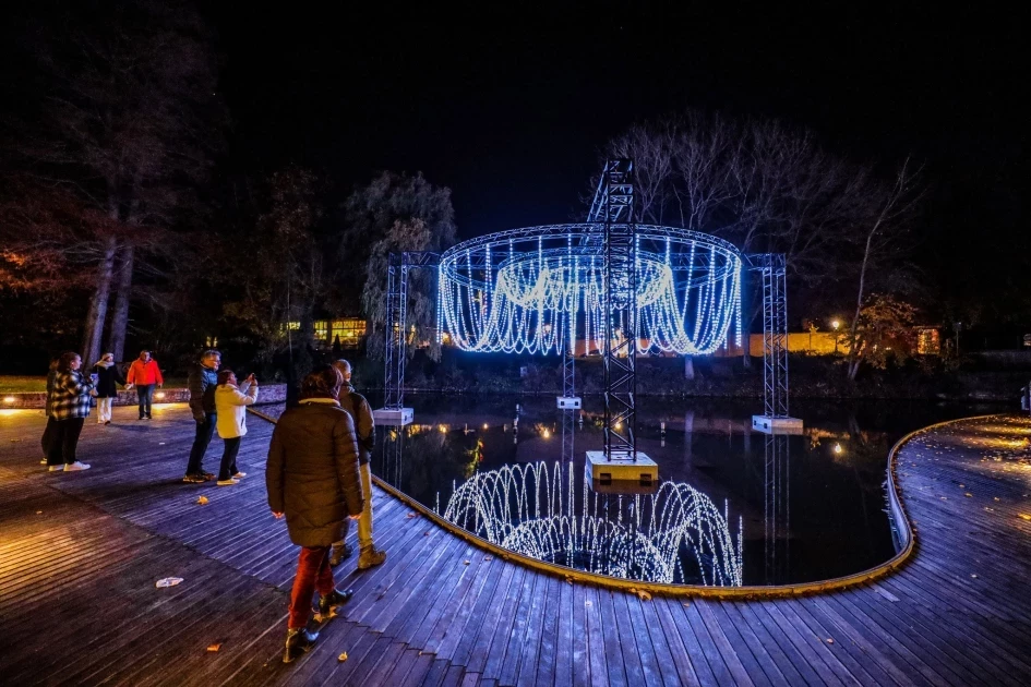 Kris Blomme - spectacle de lumières à Bruges