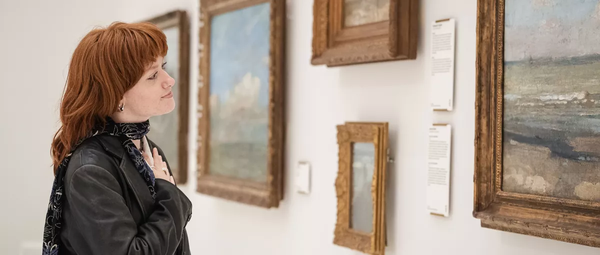 Visiteur du musée