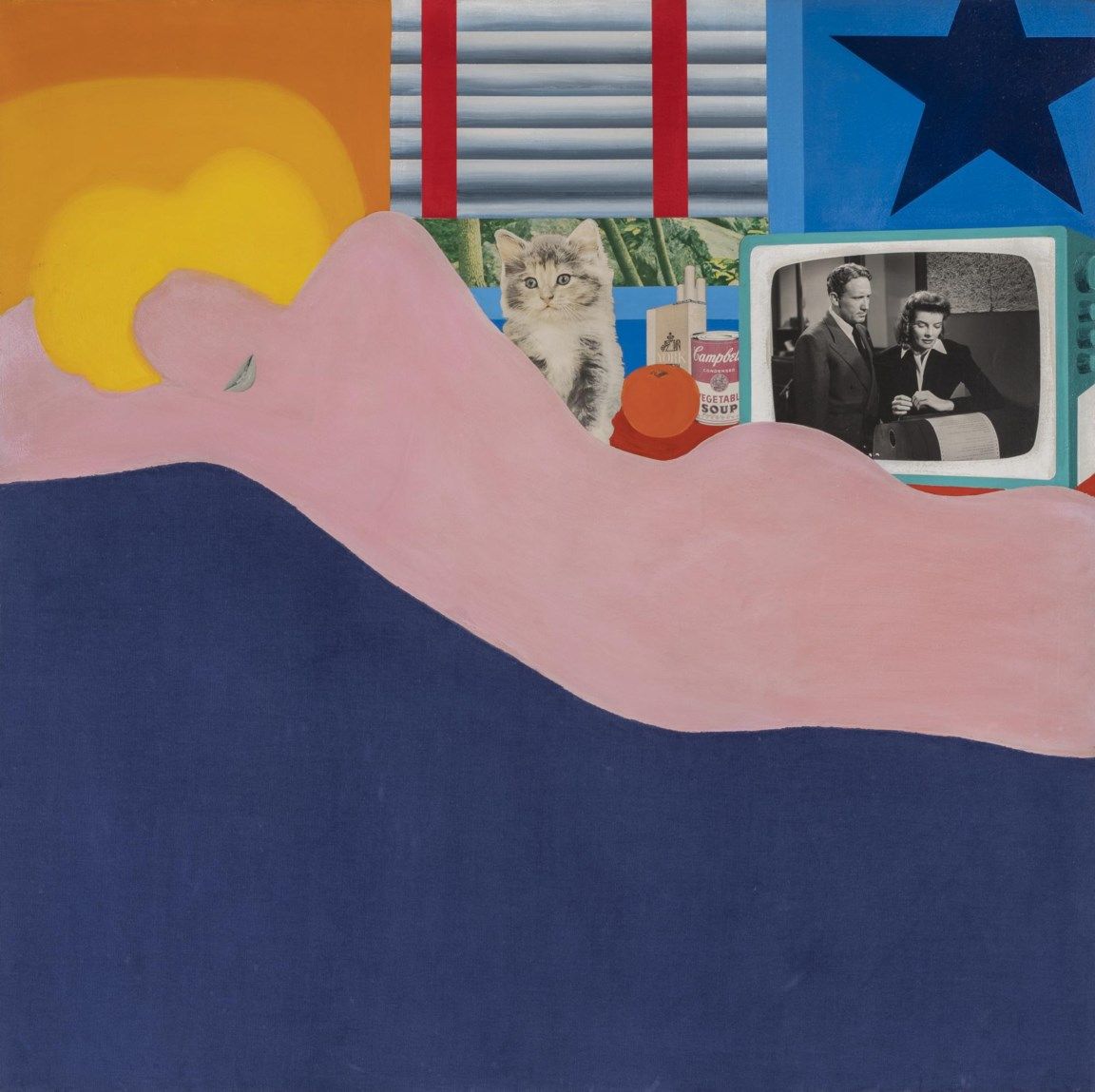 ‘Great American nude #45’ van Tom Wesselmann - Copyright: Collectie Matthys-Colle